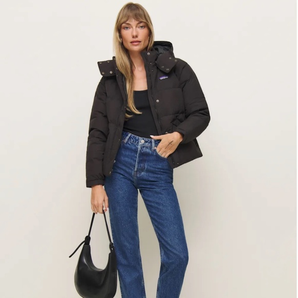 Reformation Patagonia W's Black Downdrift Puffer Jacket - Picture 4 of 10